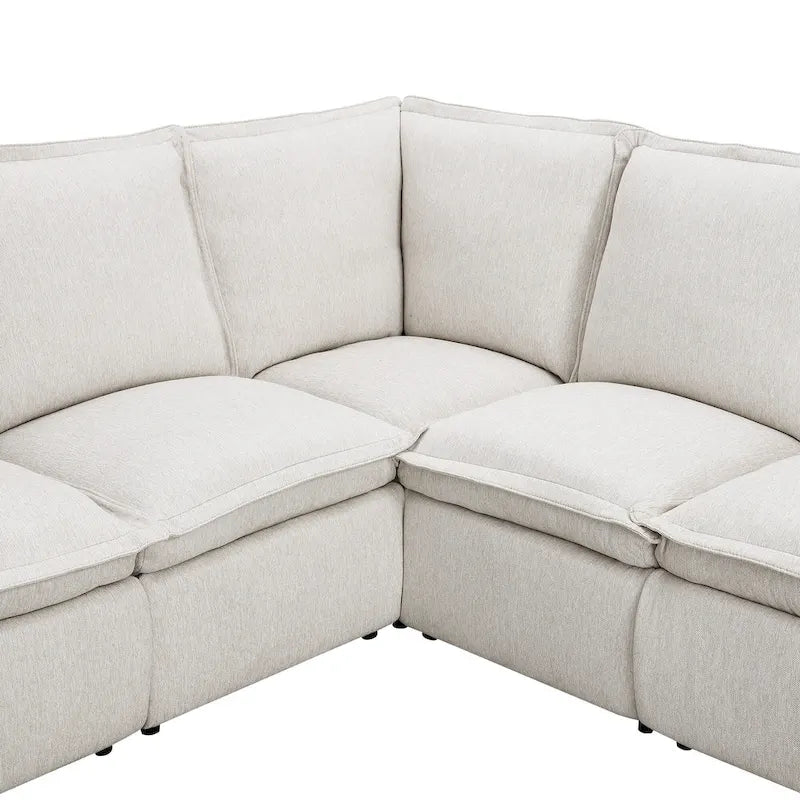 Fauteuil inclinable électrique beige/gris avec port USB et positions infinies, 1 place