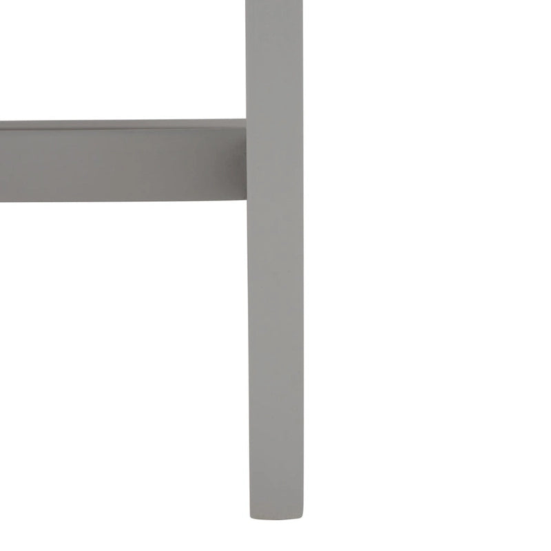 Bureau de travail moderne 2 tiroirs gris/turquoise/blanc antique/bleu marine avec grande surface de travail et grand dégagement pour les jambes, pour 1 personne