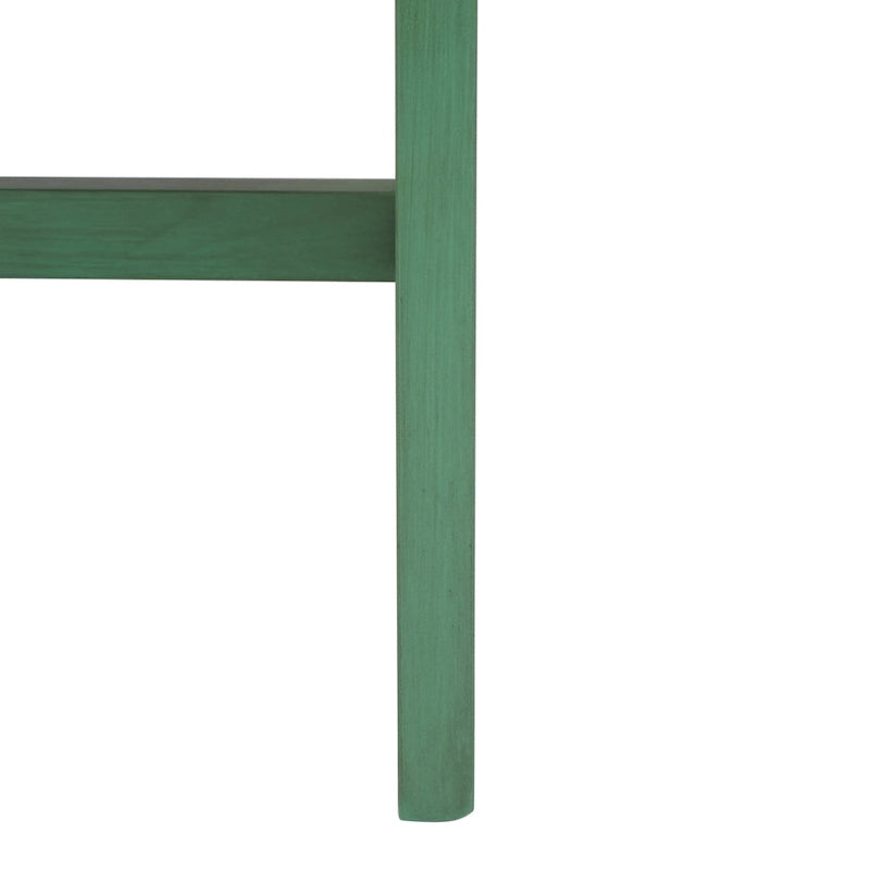 Bureau de travail moderne 2 tiroirs gris/turquoise/blanc antique/bleu marine avec grande surface de travail et grand dégagement pour les jambes, pour 1 personne