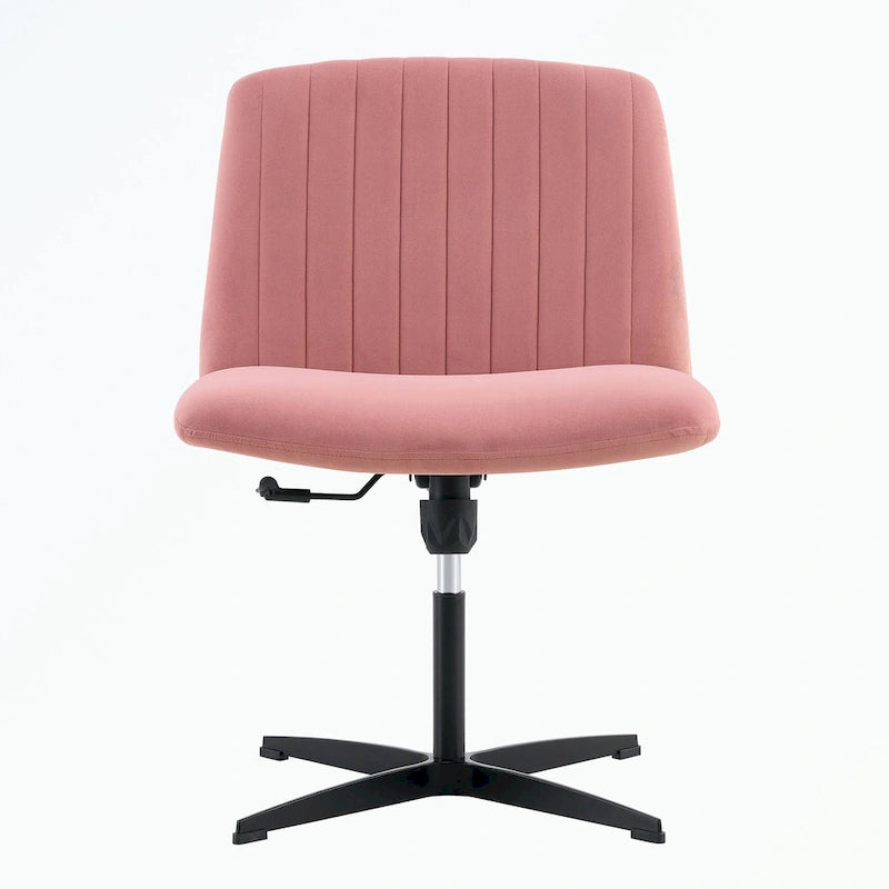 Fauteuil de bureau ergonomique pivotant à 360° en forme de coquille (gris/rose/beige/blanc/bleu) avec hauteur réglable et dossier inclinable, pour 1 personne