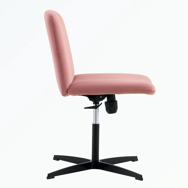 Fauteuil de bureau ergonomique pivotant à 360° en forme de coquille (gris/rose/beige/blanc/bleu) avec hauteur réglable et dossier inclinable, pour 1 personne