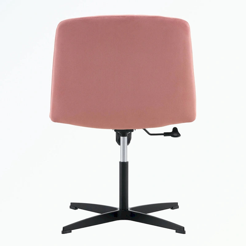 Fauteuil de bureau ergonomique pivotant à 360° en forme de coquille (gris/rose/beige/blanc/bleu) avec hauteur réglable et dossier inclinable, pour 1 personne