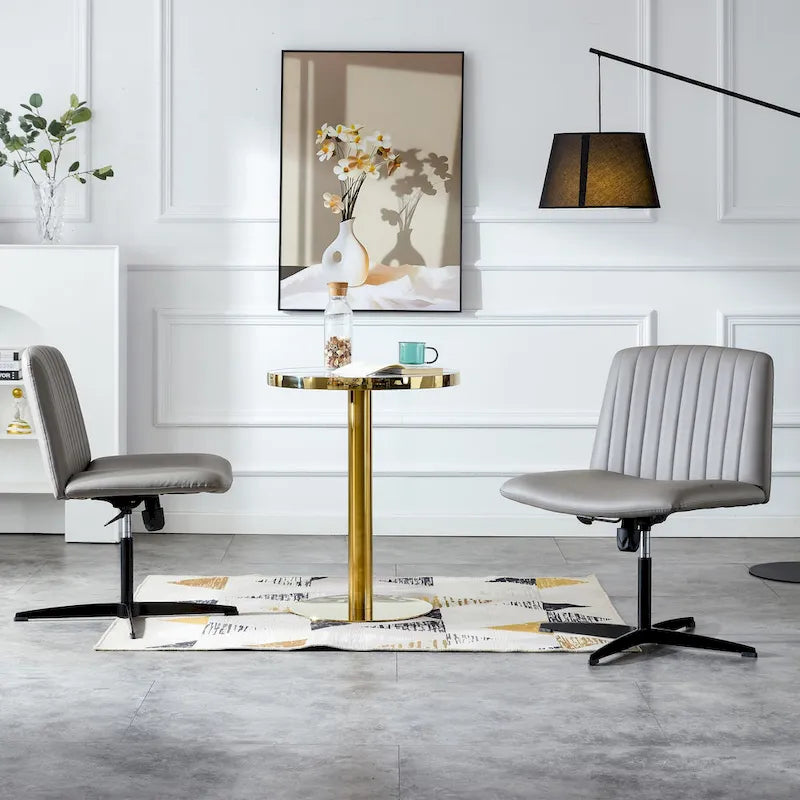 Fauteuil de bureau ergonomique pivotant à 360° en forme de coquille (gris/rose/beige/blanc/bleu) avec hauteur réglable et dossier inclinable, pour 1 personne