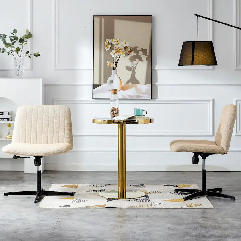 Fauteuil de bureau ergonomique pivotant à 360° en forme de coquille (gris/rose/beige/blanc/bleu) avec hauteur réglable et dossier inclinable, pour 1 personne