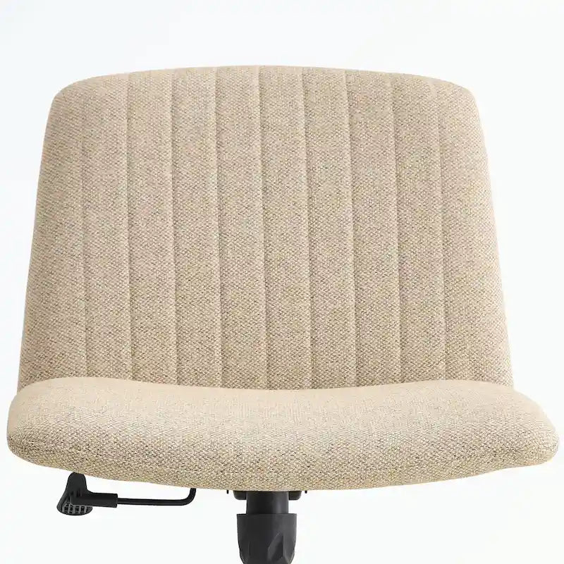 Fauteuil de bureau ergonomique pivotant à 360° en forme de coquille (gris/rose/beige/blanc/bleu) avec hauteur réglable et dossier inclinable, pour 1 personne