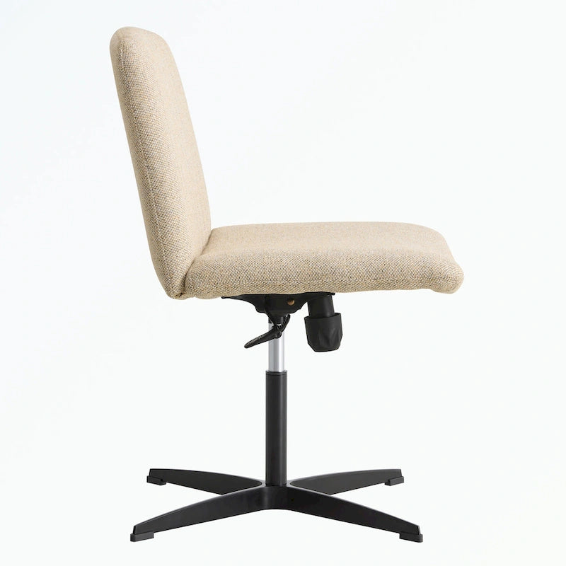 Fauteuil de bureau ergonomique pivotant à 360° en forme de coquille (gris/rose/beige/blanc/bleu) avec hauteur réglable et dossier inclinable, pour 1 personne