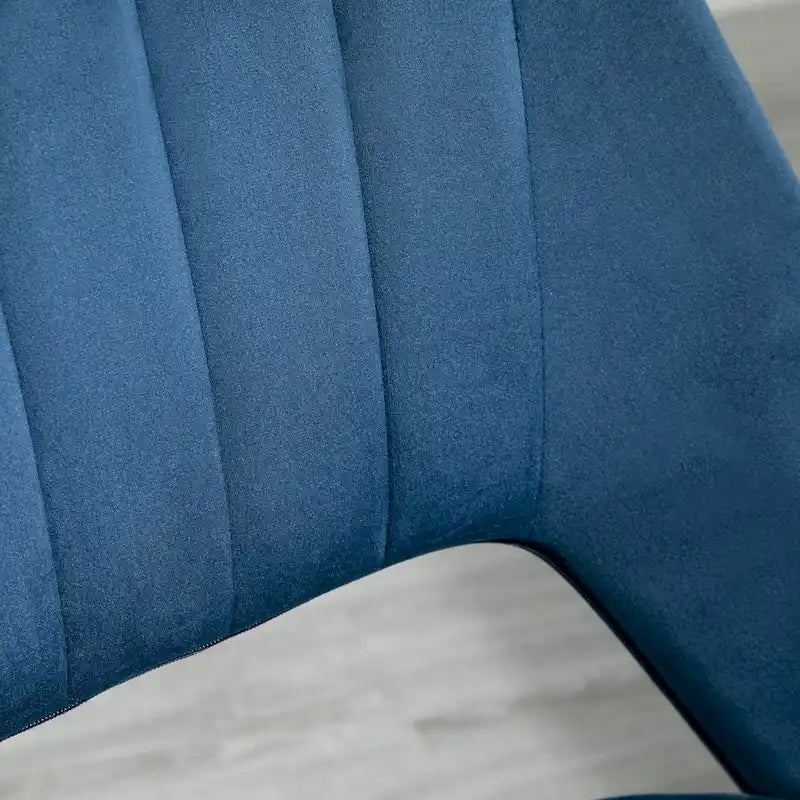 Chaise de bureau pivotante sans accoudoirs en velours rose/bleu/gris/blanc avec dossier mi-hauteur, hauteur réglable et ouverture dorsale respirante, pour 1 personne