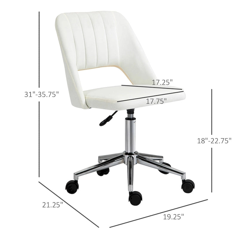 Chaise de bureau pivotante sans accoudoirs en velours rose/bleu/gris/blanc avec dossier mi-hauteur, hauteur réglable et ouverture dorsale respirante, pour 1 personne
