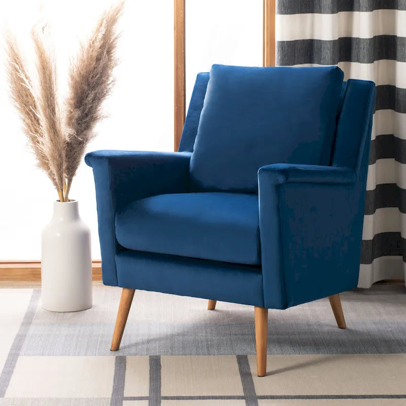 SAFAVIEH Anner Mid-Century Arm Chair - 28.7 x 28.4 x 33.9 - 29Wx28Dx34H