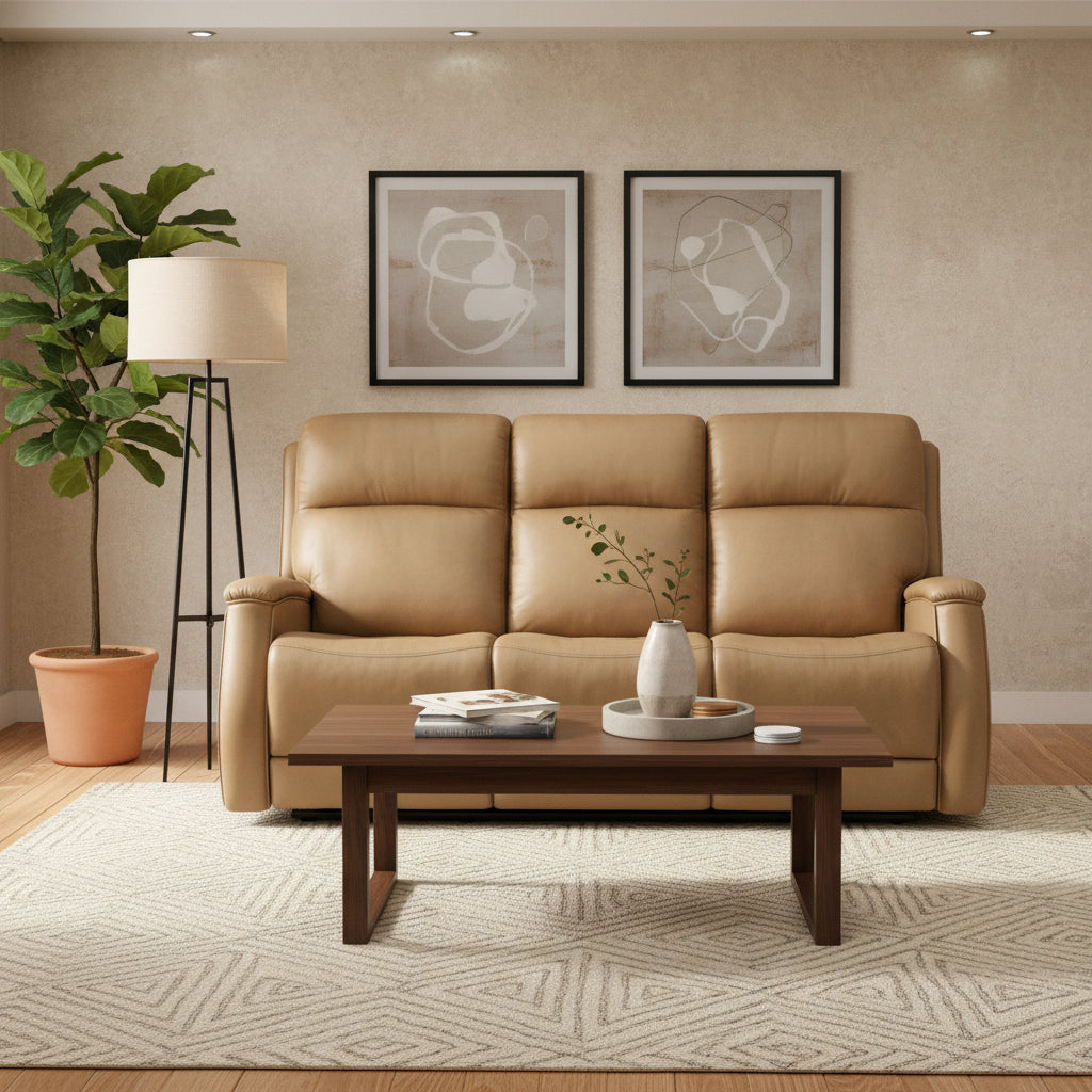 Hooker Furniture SS703-RHEA-POWER-SOFA Rhea 78 Wide Leather Power