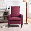 Fauteuil d'appoint en tissu avec pieds en bouleau et coussin en mousse, 1 place, Rouge/Beige/Gris/Jaune