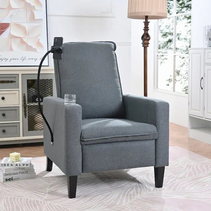 Fauteuil d'appoint en tissu avec pieds en bouleau et coussin en mousse, 1 place, Rouge/Beige/Gris/Jaune