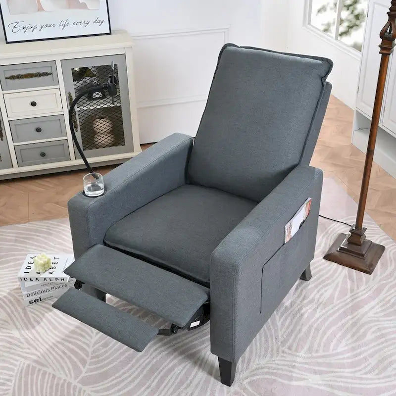 Fauteuil d'appoint en tissu avec pieds en bouleau et coussin en mousse, 1 place, Rouge/Beige/Gris/Jaune