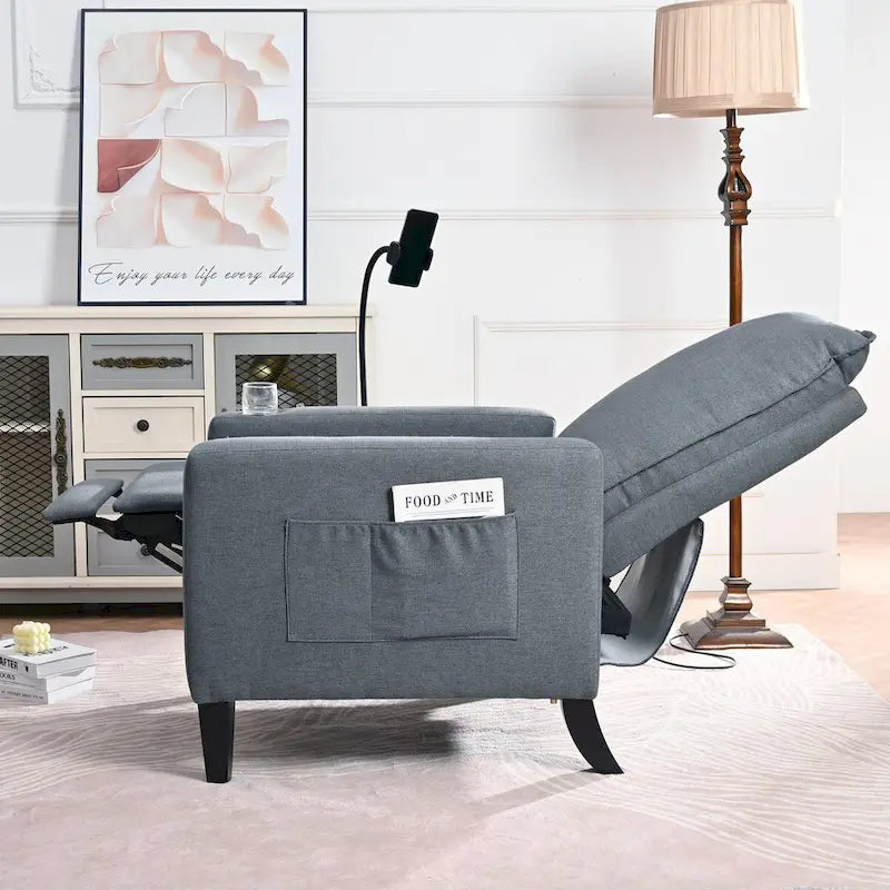 Fauteuil d'appoint en tissu avec pieds en bouleau et coussin en mousse, 1 place, Rouge/Beige/Gris/Jaune