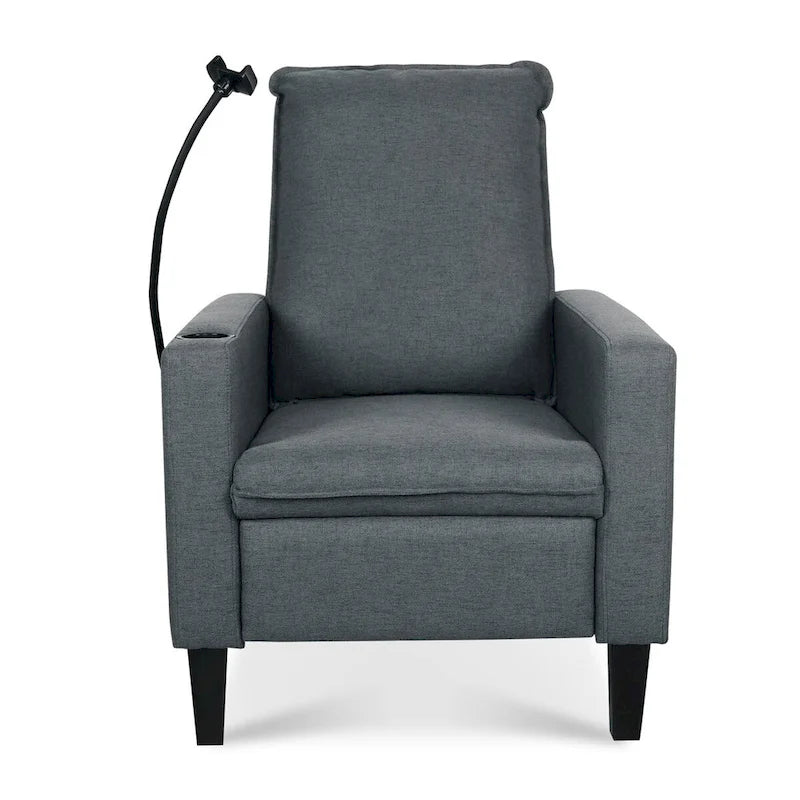 Fauteuil d'appoint en tissu avec pieds en bouleau et coussin en mousse, 1 place, Rouge/Beige/Gris/Jaune