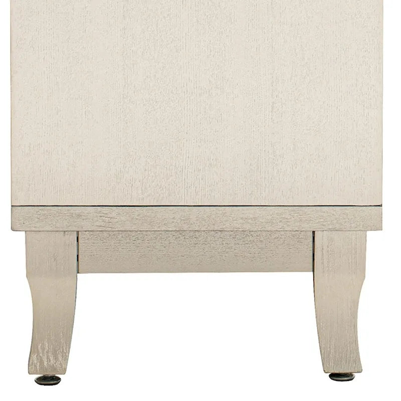 Vaisselier moderne noir/champagne/bois naturel avec 3 portes de placard miroir et pieds réglables