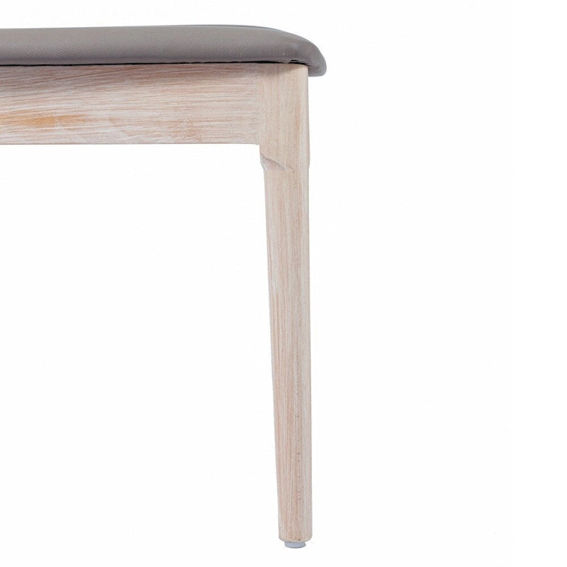 Chaise de salle à manger en hêtre massif marron/blanc antique ou noir avec dossier incurvé à fuseaux et assise rembourrée en vinyle, pour 1 personne