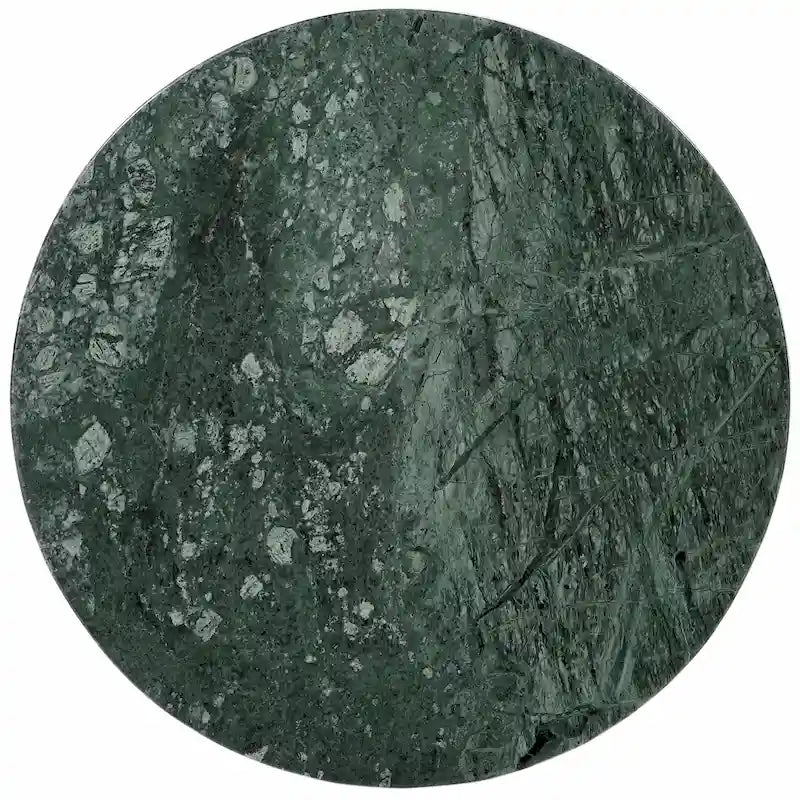 Table d'appoint/Table basse ronde en marbre marron/vert/rouge/blanc/noir