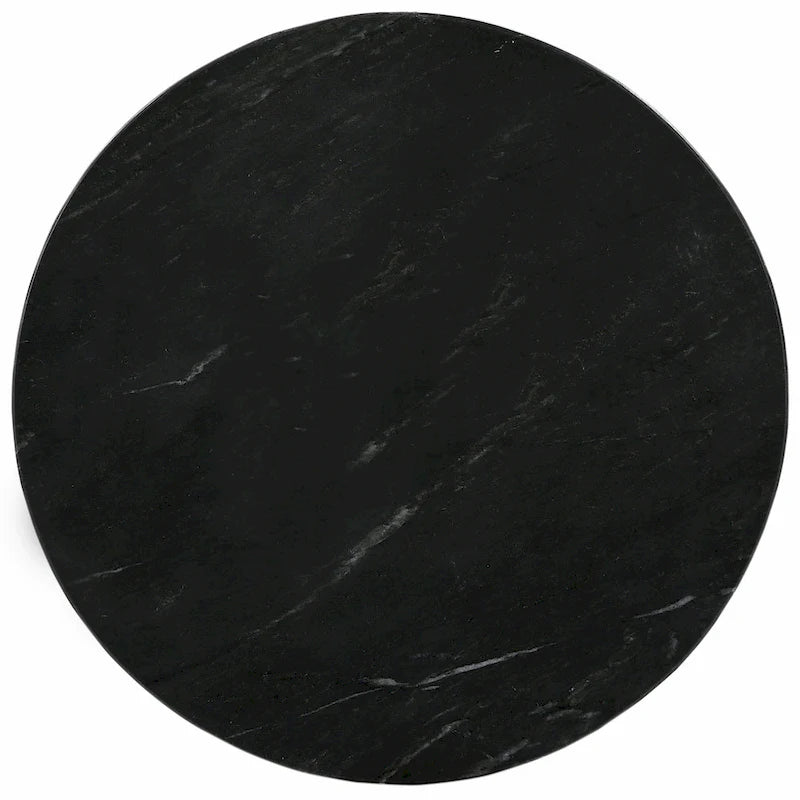 Table d'appoint/Table basse ronde en marbre marron/vert/rouge/blanc/noir